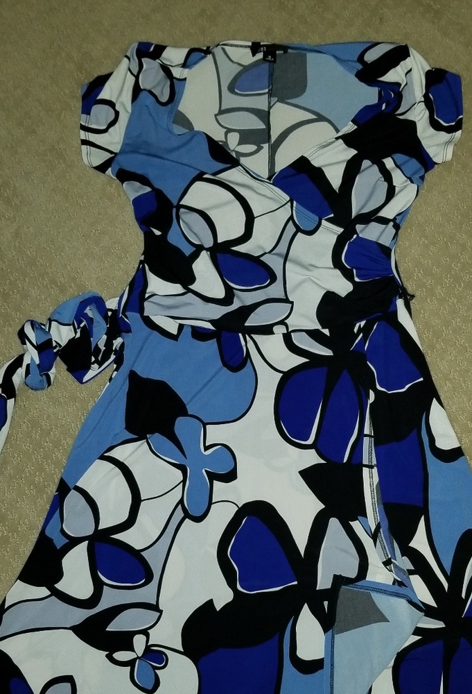 Faux wrap dress